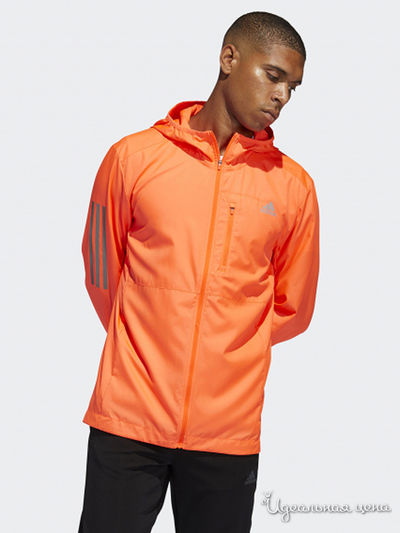 Ветровка Adidas, цвет оранжевый