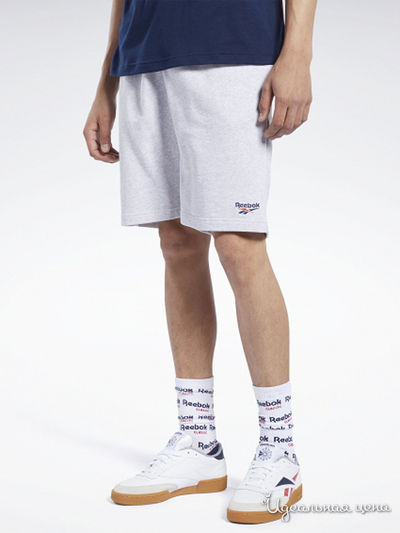 Шорты REEBOK, цвет белый