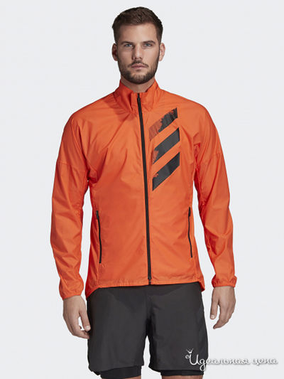 Ветровка Adidas, цвет оранжевый