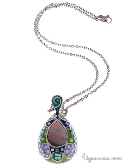 Колье Fiore Luna, цвет зеленый, фиолетовый