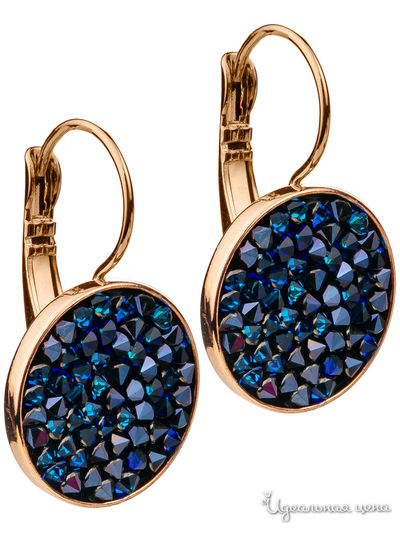 Серьги Fiore Luna, цвет синий