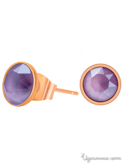 Серьги Fiore Luna, цвет фиолетовый