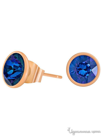 Серьги Fiore Luna, цвет синий