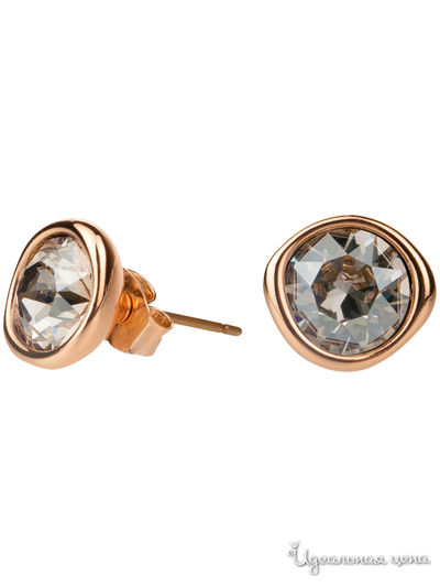 Серьги Fiore Luna, цвет серый