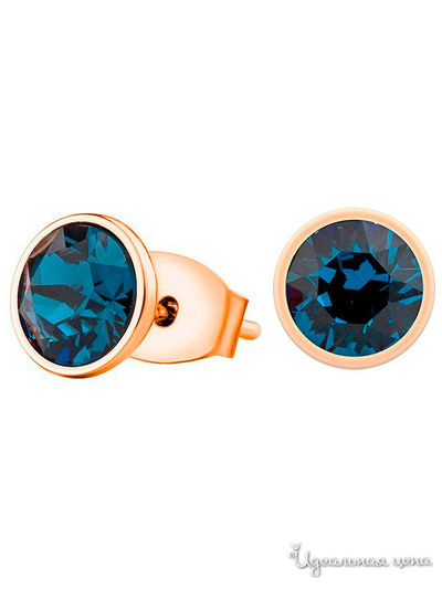 Серьги Fiore Luna, цвет синий