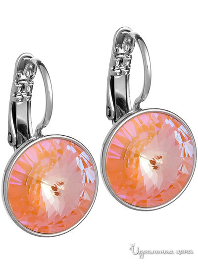 Серьги Fiore Luna, цвет оранжевый