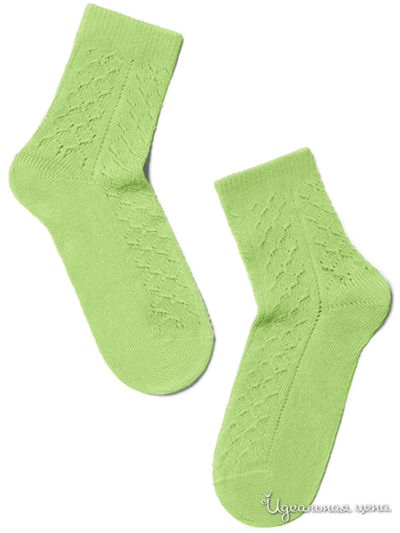 Носки CONTE, цвет салатовый
