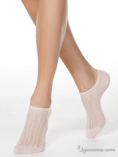 Носки CONTE, цвет персиковый