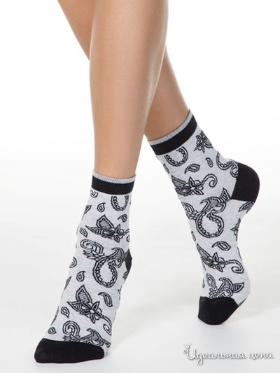 Носки CONTE, цвет светло-серый