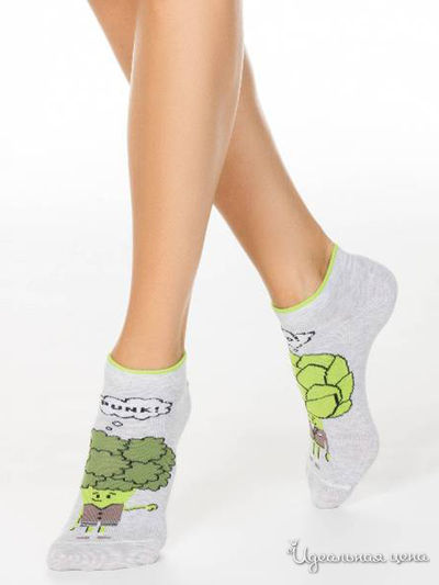 Носки CONTE, цвет светло-серый