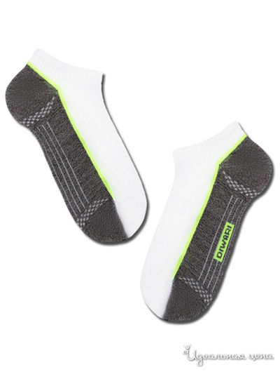 Носки DiWaRi, цвет белый, темно-серый