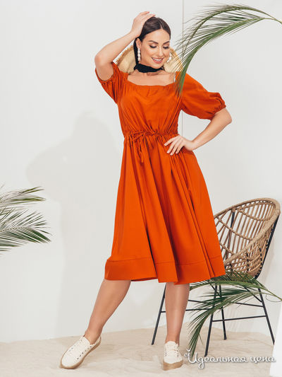 Платье Dressa, цвет терракотовый