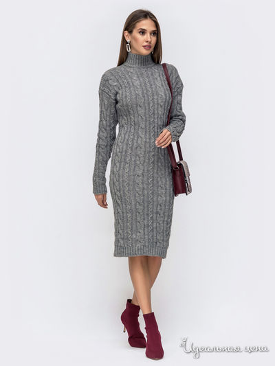 Платье Dressa, цвет серый