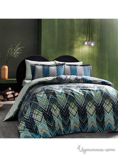 Комплект постельного белья, Евро TAC, цвет желтый