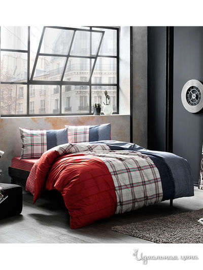 Комплект постельного белья, 1,5-спальный TAC, цвет красный