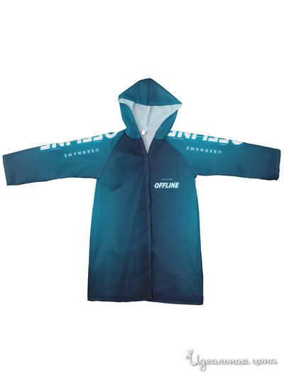 Плащ-дождевик Котозавр, цвет мультиколор