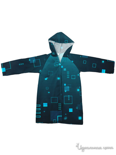 Плащ-дождевик Котозавр, цвет мультиколор