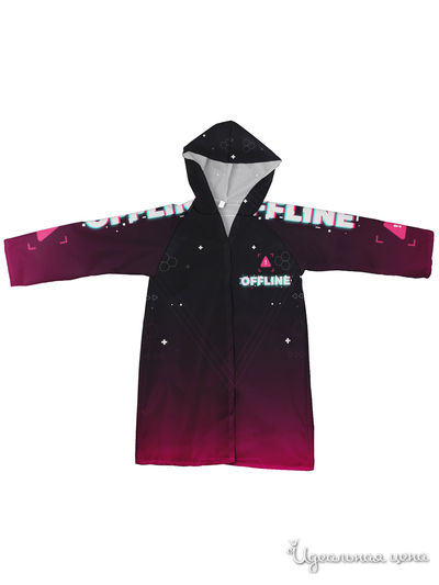 Плащ-дождевик Котозавр, цвет мультиколор