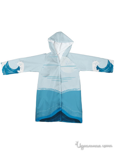 Плащ-дождевик Котозавр, цвет мультиколор