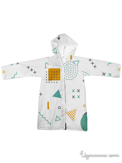 Плащ-дождевик Котозавр, цвет мультиколор