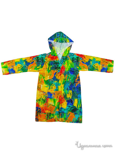 Плащ-дождевик Котозавр, цвет мультиколор