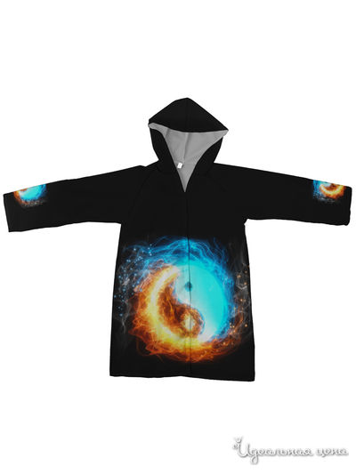 Плащ-дождевик Котозавр, цвет мультиколор