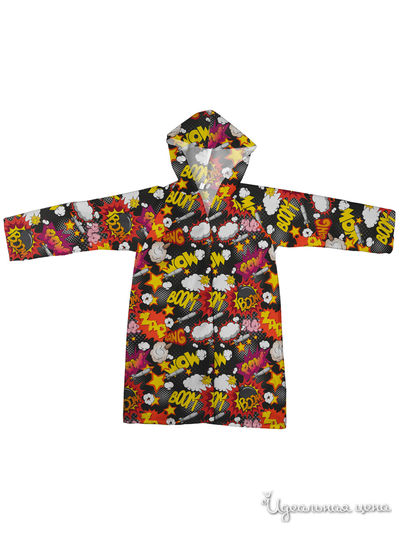 Плащ-дождевик Котозавр, цвет мультиколор