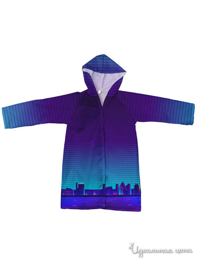 Плащ-дождевик Котозавр, цвет мультиколор