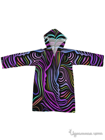 Плащ-дождевик Котозавр, цвет мультиколор