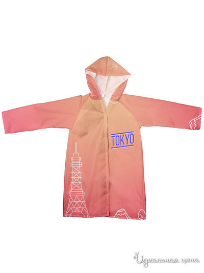 Плащ-дождевик Котозавр, цвет мультиколор