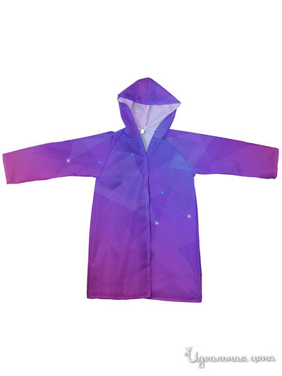 Плащ-дождевик Котозавр, цвет мультиколор