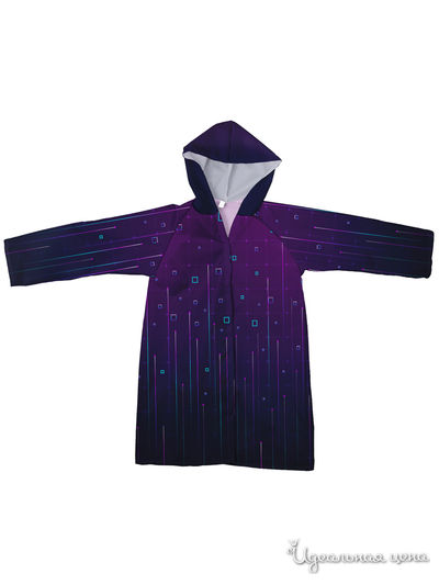 Плащ-дождевик Котозавр, цвет мультиколор