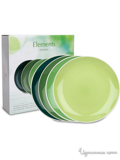 Набор из 4-х больших тарелок Waechtersbach, цвет Мультиколор