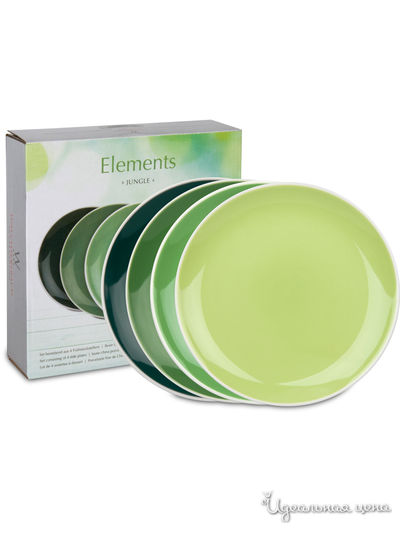 Набор из 4-х тарелок Waechtersbach, цвет Мультиколор