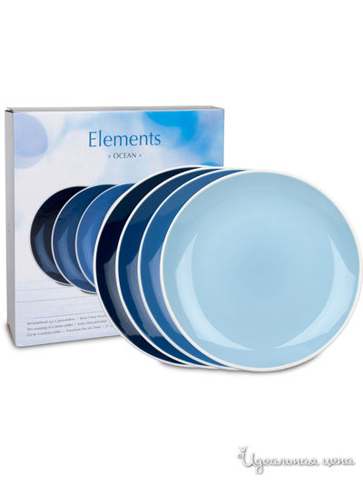 Набор 4-х больших тарелок Waechtersbach, цвет Мультиколор