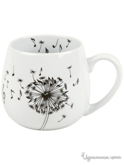 Кружка, 400 мл KONITZ, цвет белый, черный