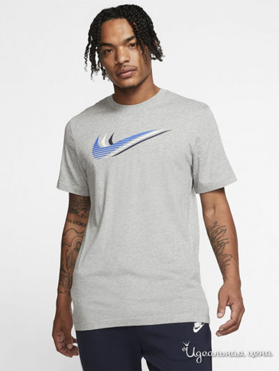 Футболка Nike, цвет серый