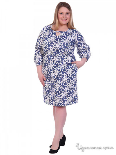 Платье АстраИвТекс, цвет синий