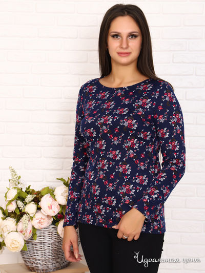 Лонгслив АстраИвТекс, цвет синий