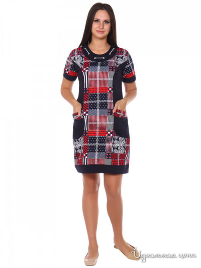 Платье АстраИвТекс, цвет красный