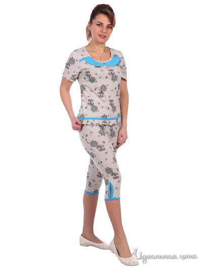 Пижама АстраИвТекс, цвет серый