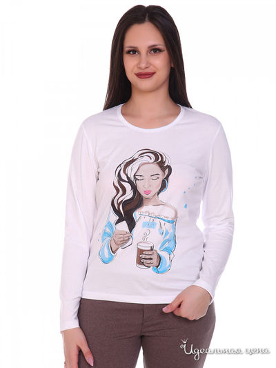 Лонгслив АстраИвТекс, цвет белый