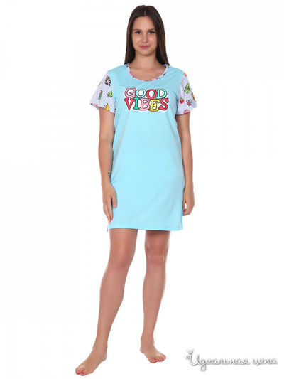 Сорочка АстраИвТекс, цвет голубой