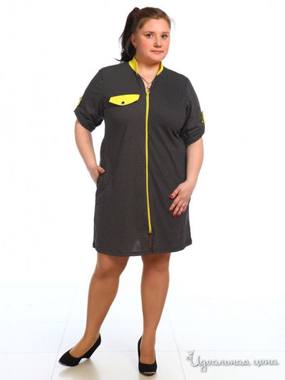 Халат домашний АстраИвТекс, цвет черный