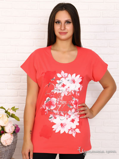 Футболка АстраИвТекс, цвет коралловый