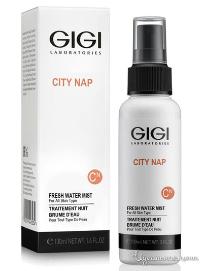 Лосьон спрей для лица Водяной туман City NAP Water Mist, 100 мл, GIGI