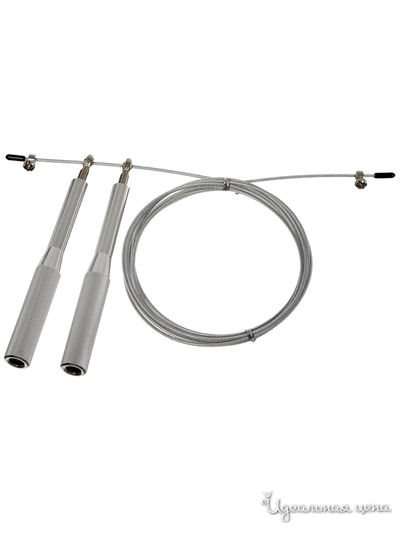 Скакалка скоростная металлическая Bradex, цвет серый