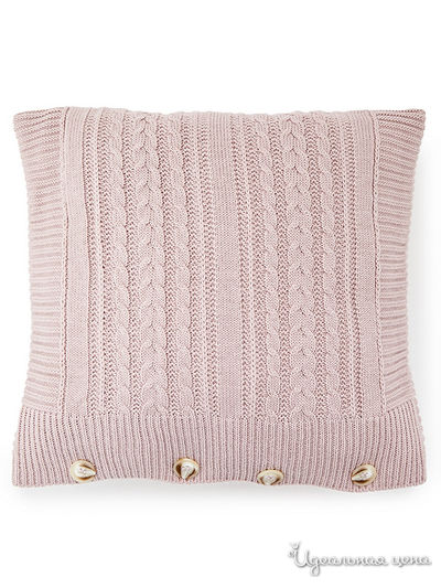 Наволочка, 40*40 см Sewel, цвет светло-розовый