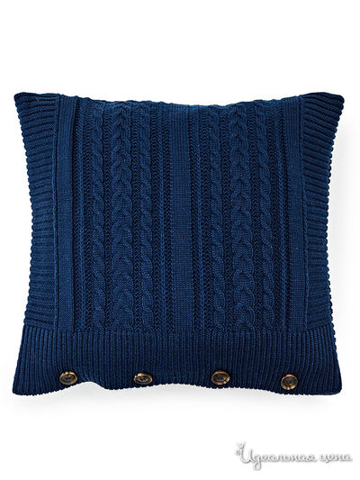 Наволочка, 40*40 см Sewel, цвет темно-синий