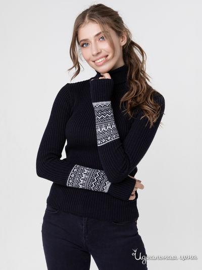 Водолазка Sewel, цвет черный, белый